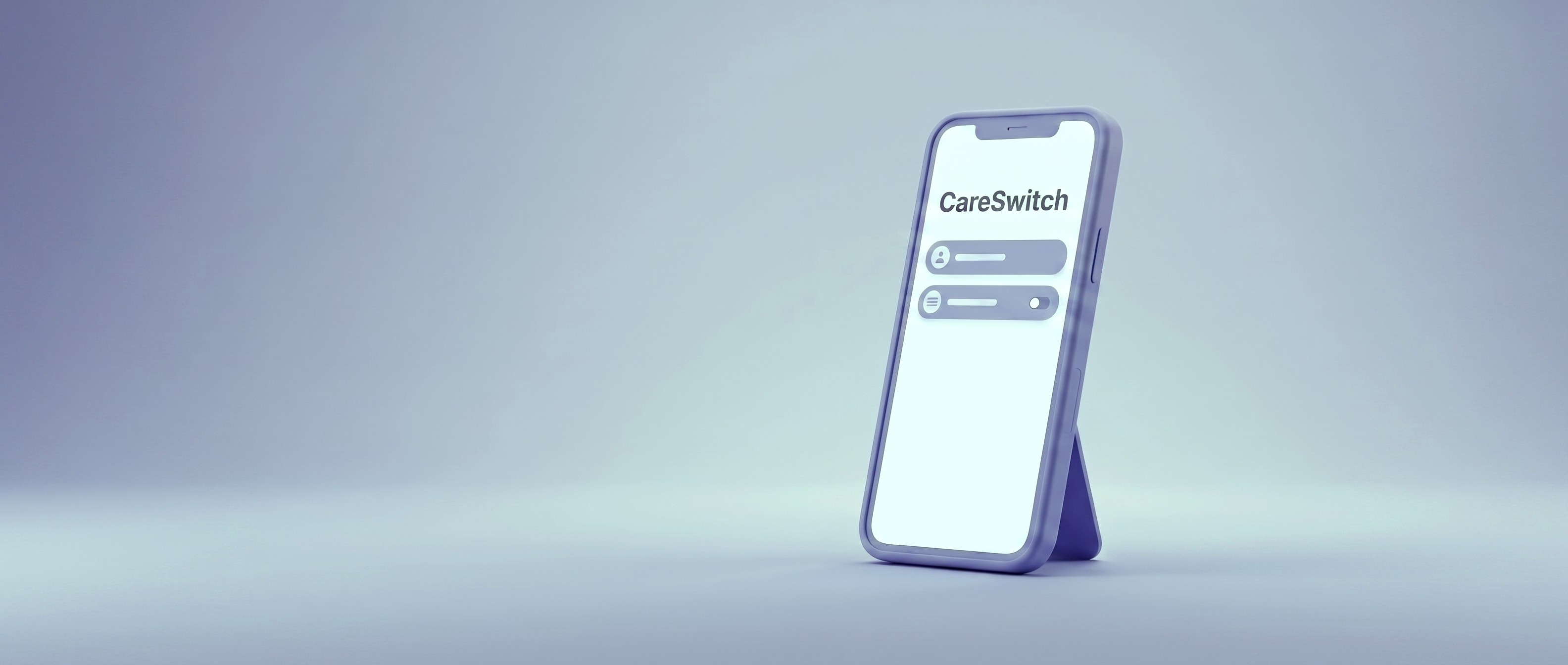 Un telefono cellulare — simbolo di CareSwitch